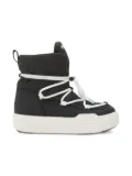 Moon Boot Kids Park Icon lace-up quilted snow boots - Black