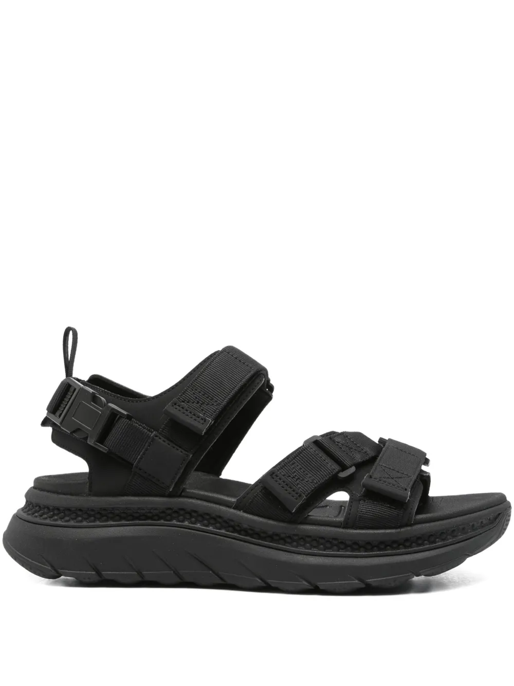 Geox U Spherica Actif buckle-strap platform sandals Black