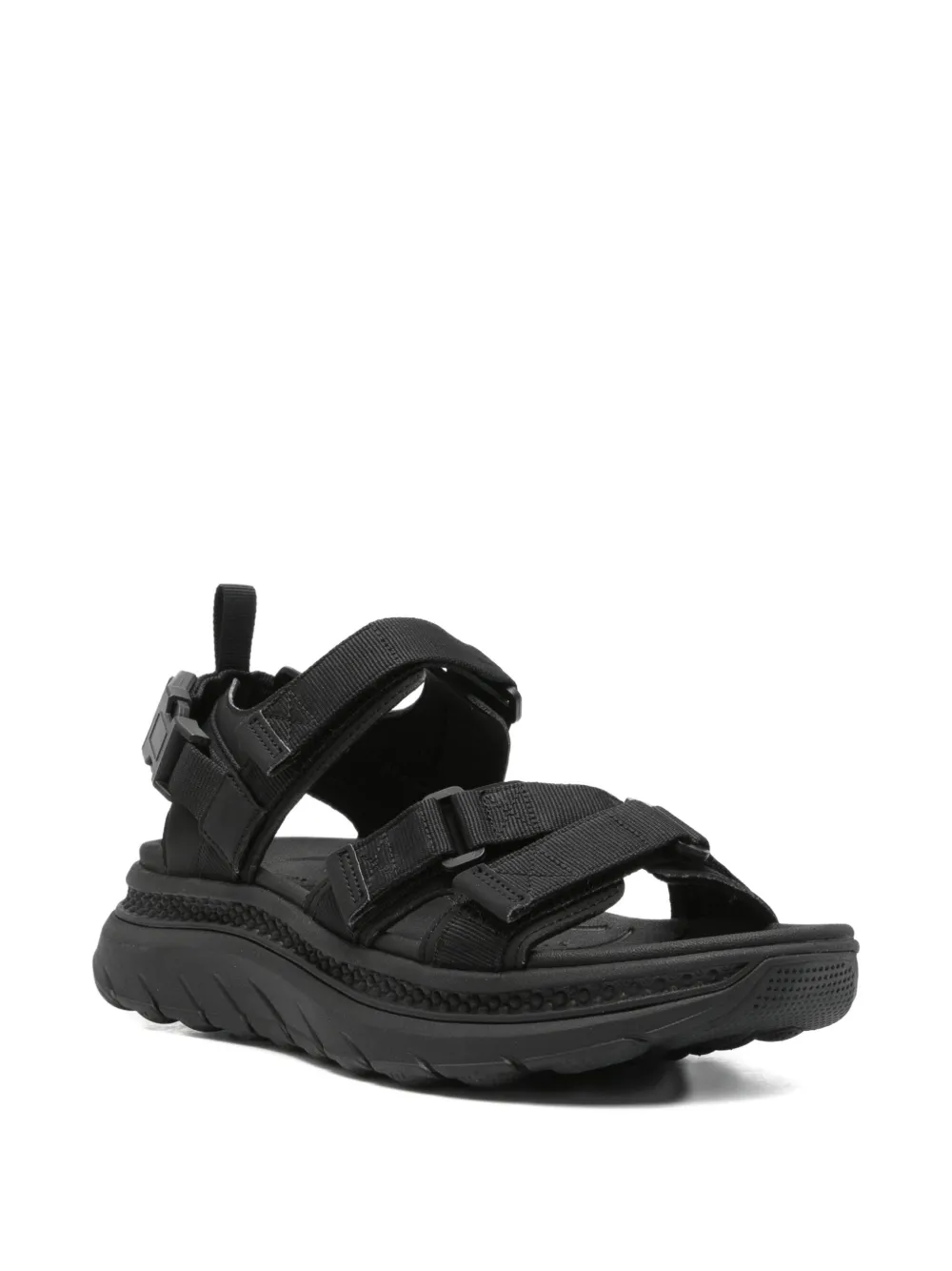 Geox U Spherica Actif buckle-strap platform sandals Black