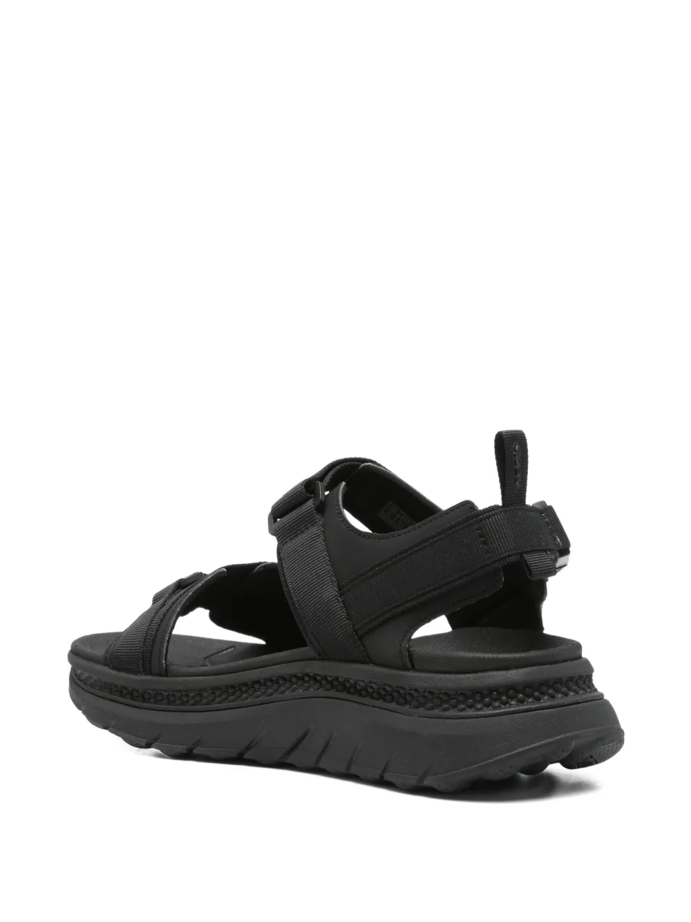 Geox U Spherica Actif buckle-strap platform sandals Black