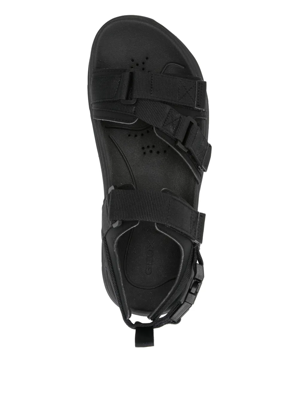 Geox U Spherica Actif buckle-strap platform sandals Black