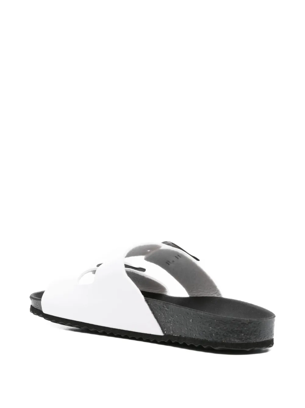 Geox Brionia double-buckle sandals White