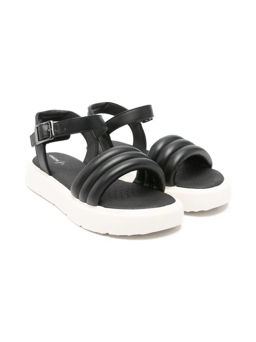 Geox Kodette Platform Sandals In Black