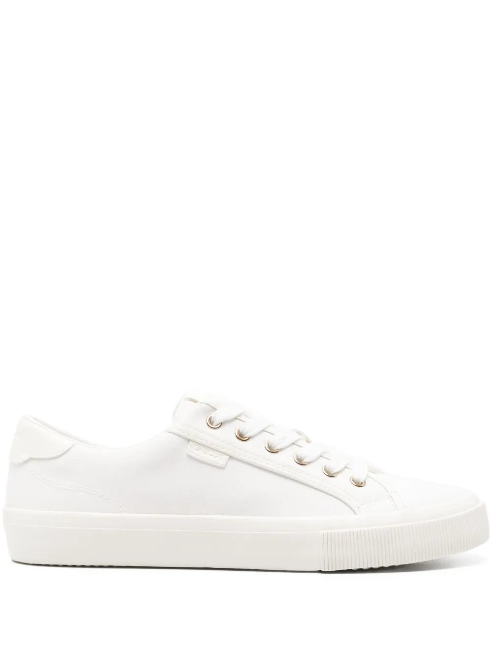 Geox Emmeleny Leisure lace-up flat sneakers White