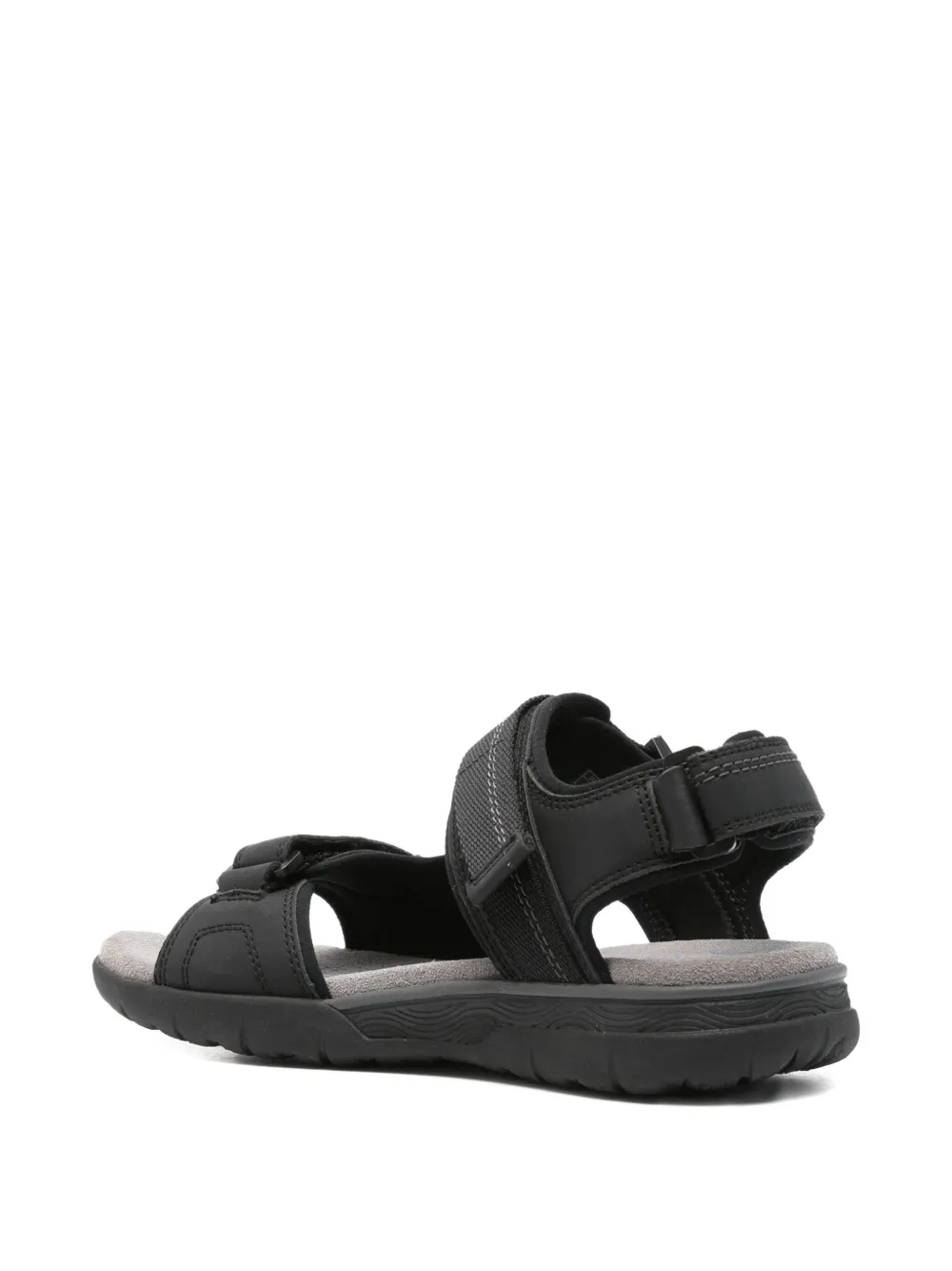 Geox buckle-strap sandals Black