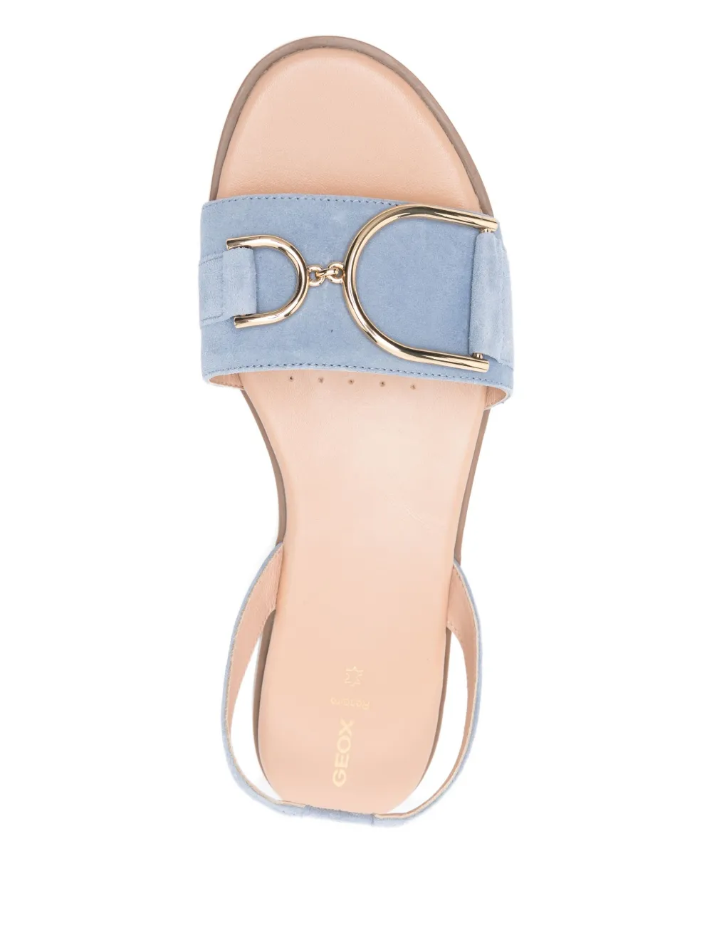 Geox Naileen buckle slingback sandals Blue