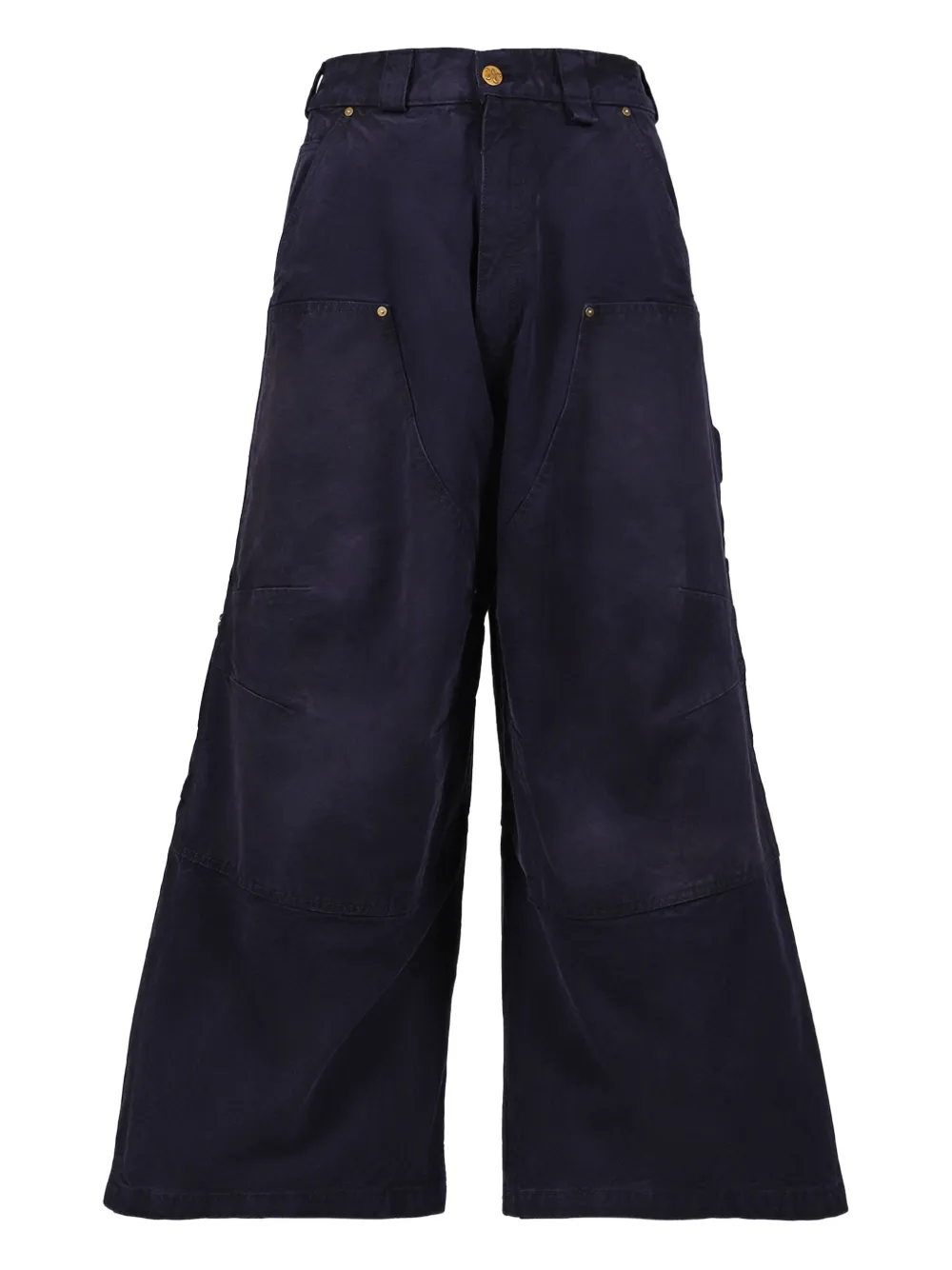 Willy Chavarria cotton wide-leg trousers | Blue | Image 1