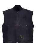 Willy Chavarria zip-up gilet - Blue