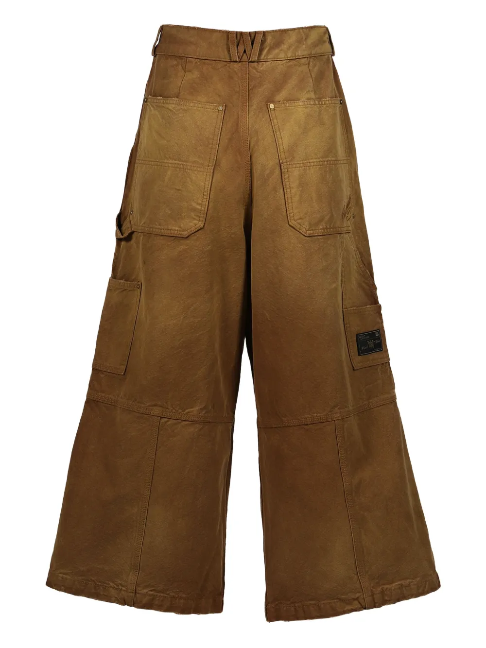 Willy Chavarria Broek met wijde pijpen Bruin