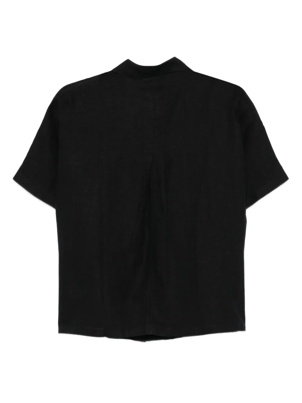 Marc O'Polo blouse met korte mouwen - Zwart