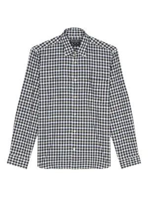 Jil Sander チェック シャツ | ブラック | FARFETCH JP