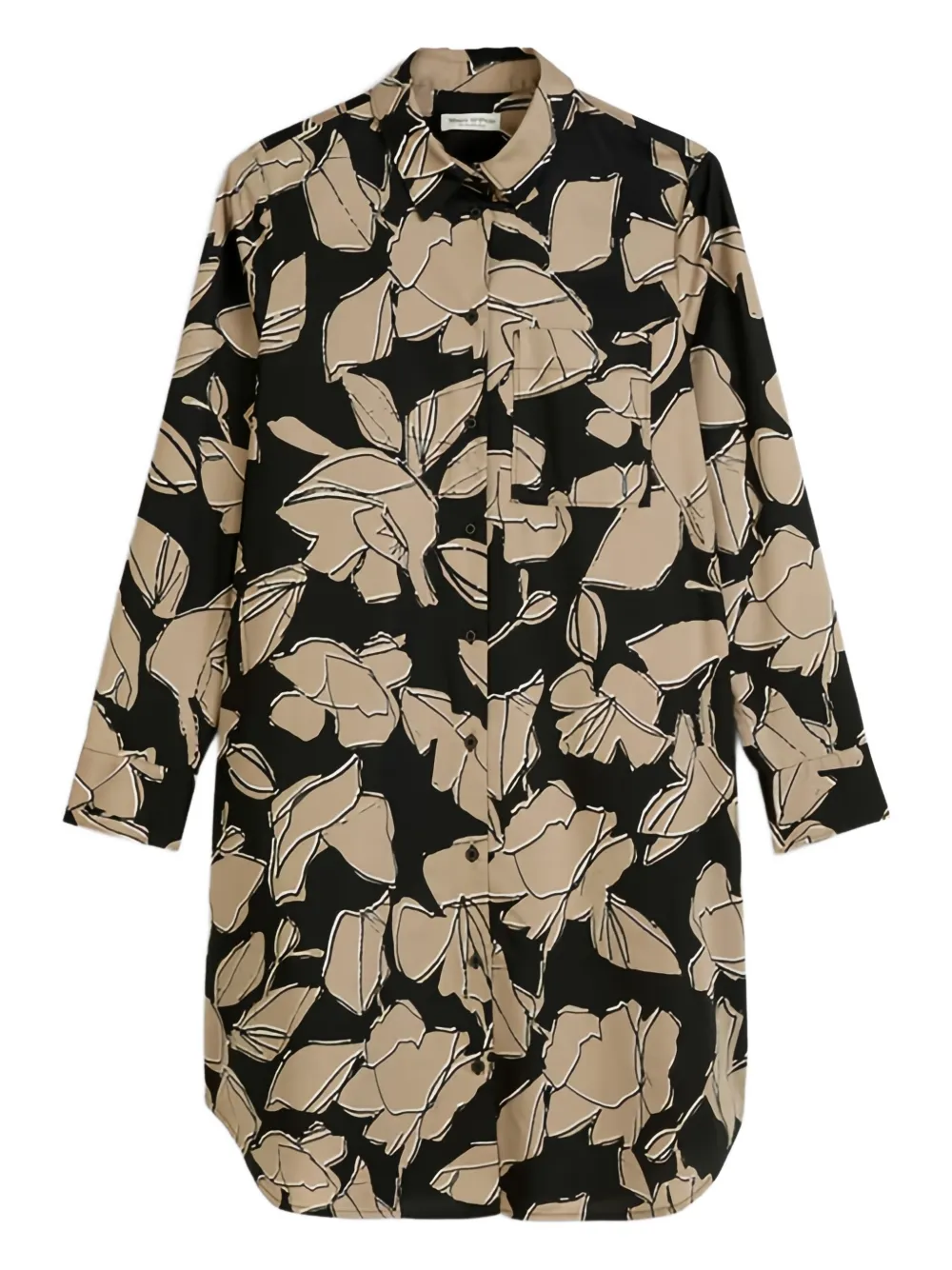 Marc O'Polo floral-print mini dress - Nero