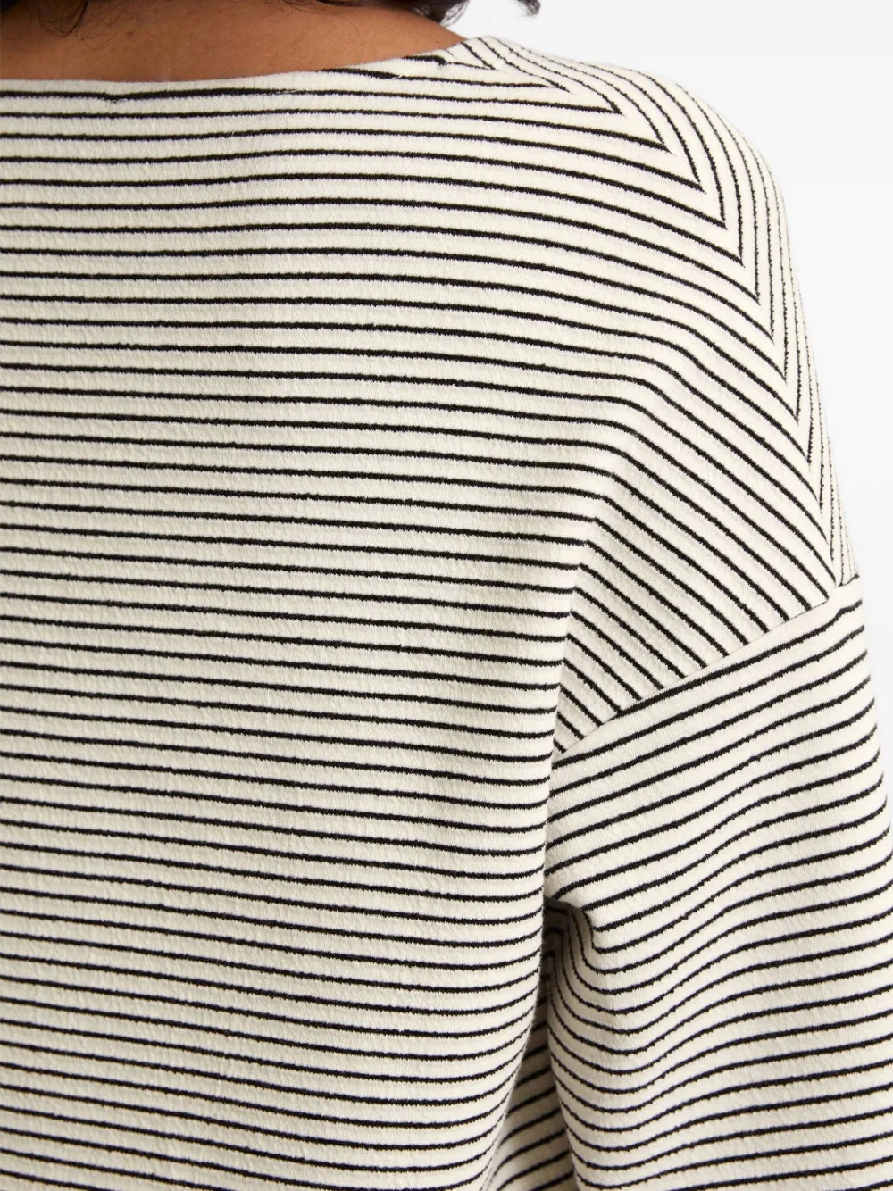 Marc O'Polo Gestreept T-shirt Wit