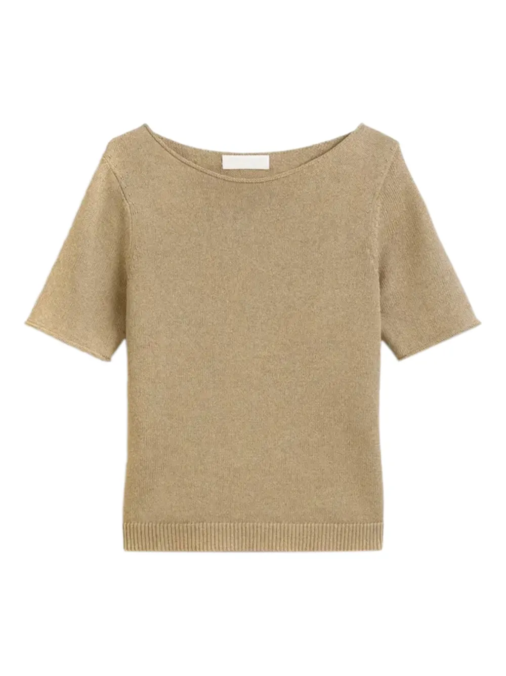 Marc O'Polo boat-neck knitted T-shirt - Toni neutri