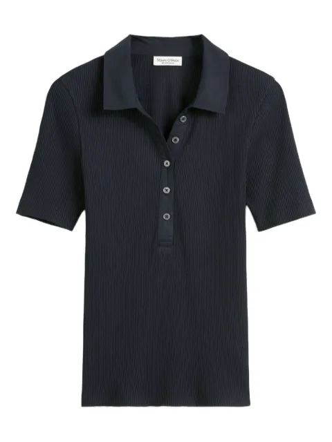 Marc O'Polo ribbed polo shirt