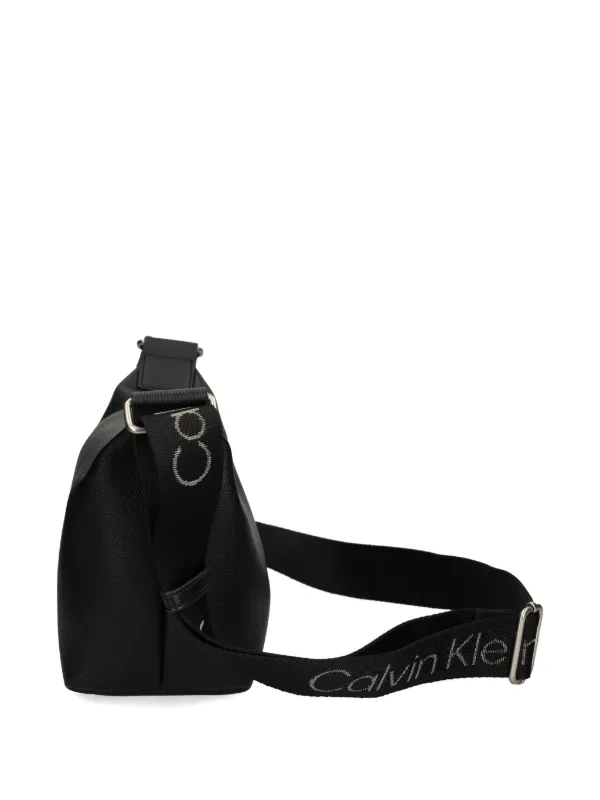 Calvin Klein logo-strap Crossbody Bag Black FARFETCH JO