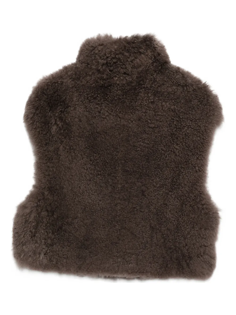 Liska Weste Aus Ziegenfell In Brown