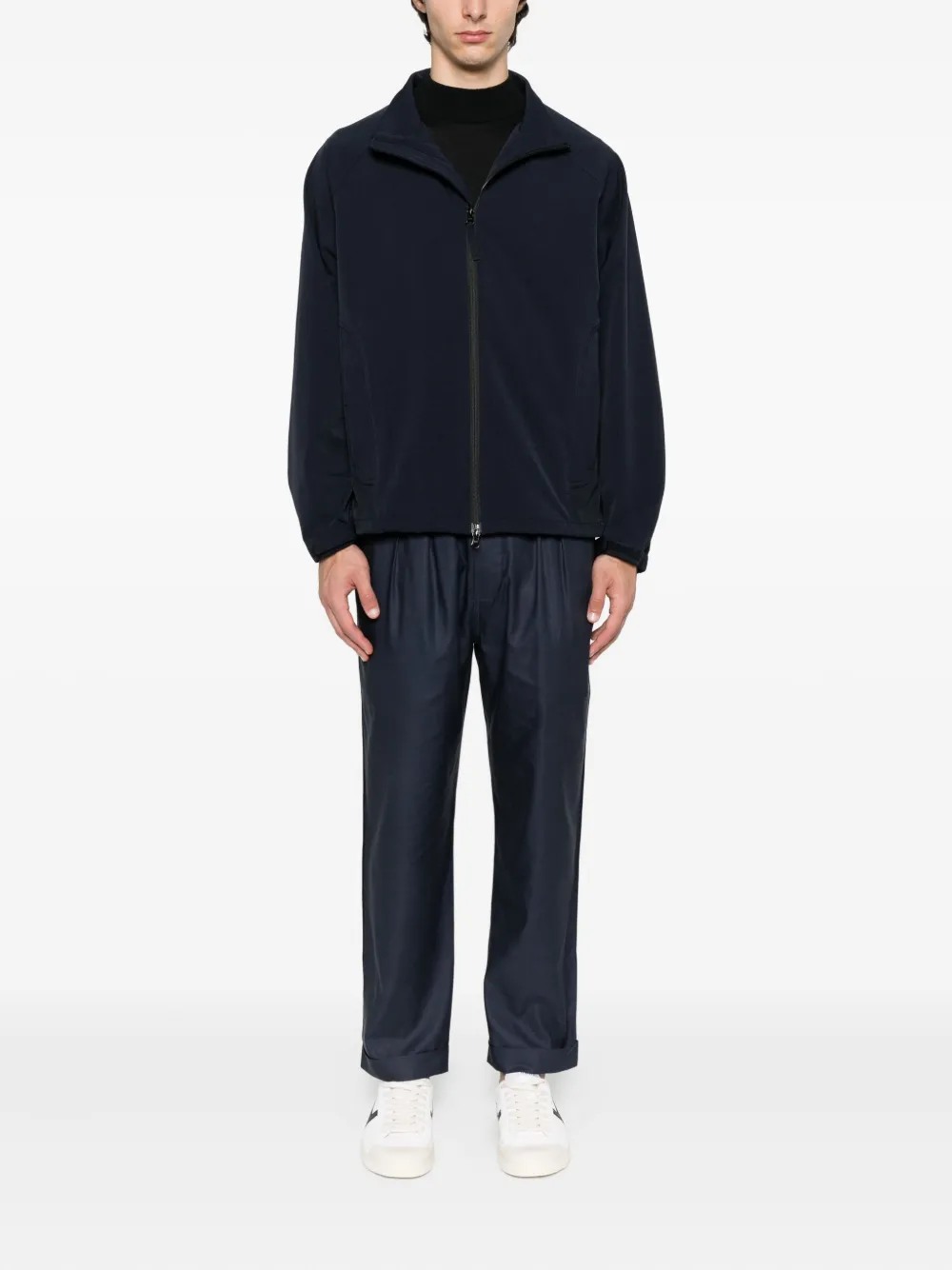 TOM FORD Wollen trui met hoge hals Zwart