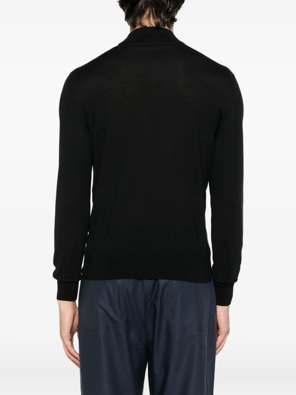 TOM FORD Wollen trui met hoge hals Zwart