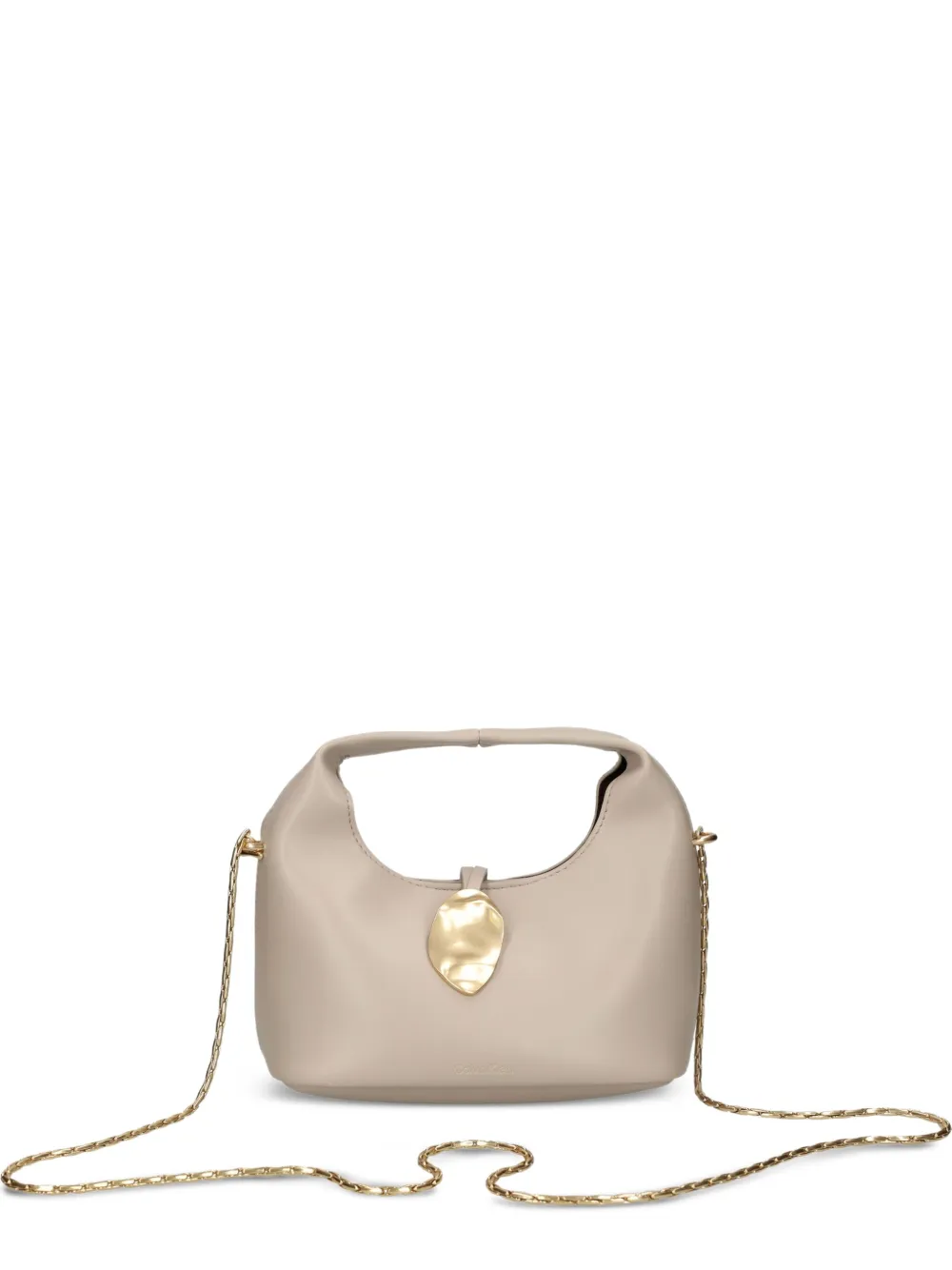 Calvin Klein Tas met kettinghengsel en handgreep Beige