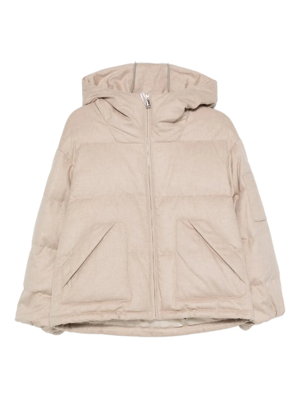 Liska Giacca trapuntata con cappuccio - Toni neutri