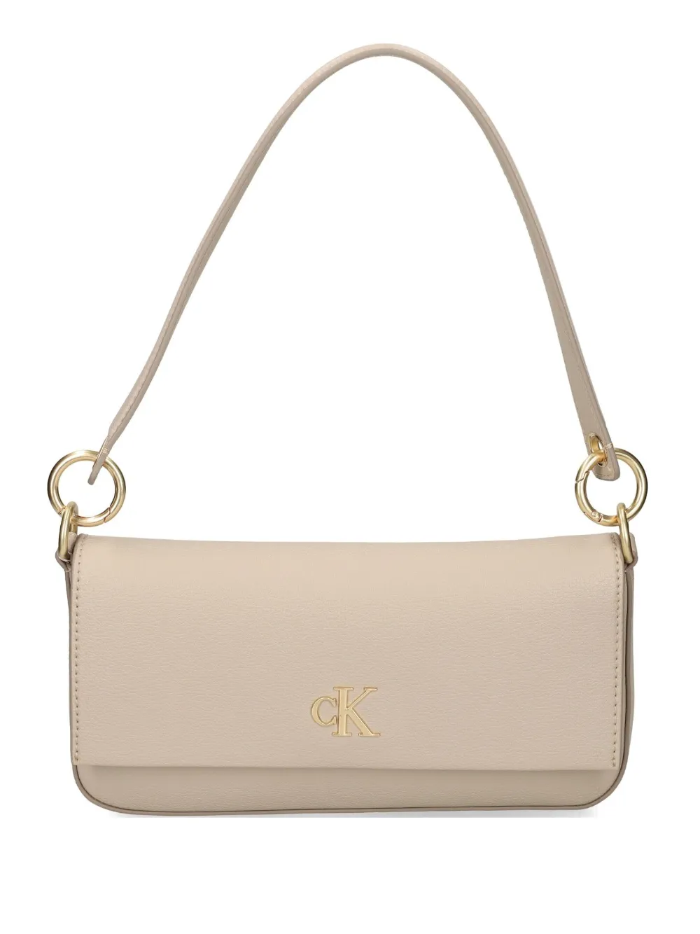 Calvin Klein logo-plaque top-handle bag | Neutrals | Image 1
