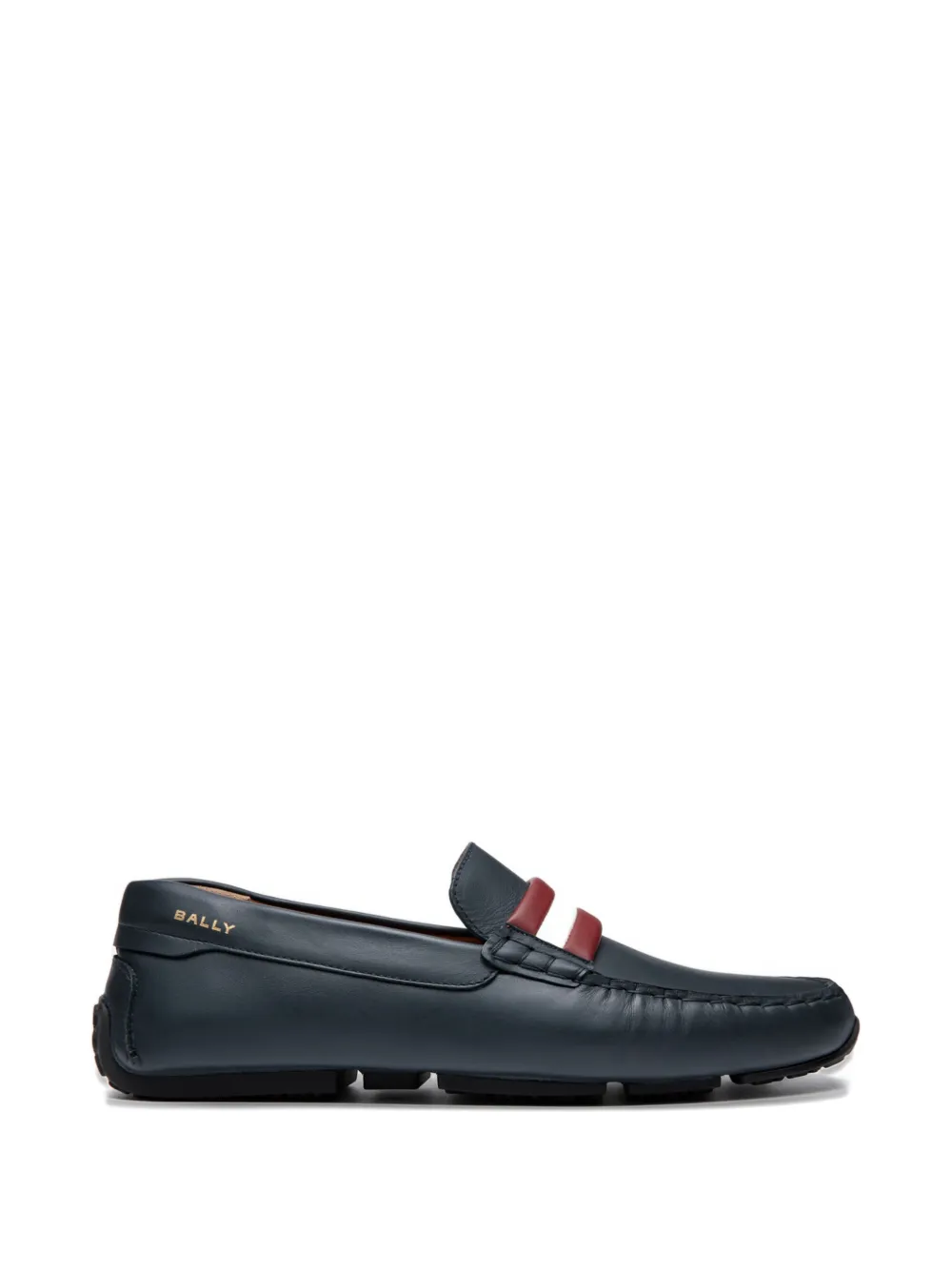 Bally pilot leather driver loafers - Blu