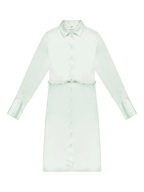 Bally button-fastening belted midi shirt dress