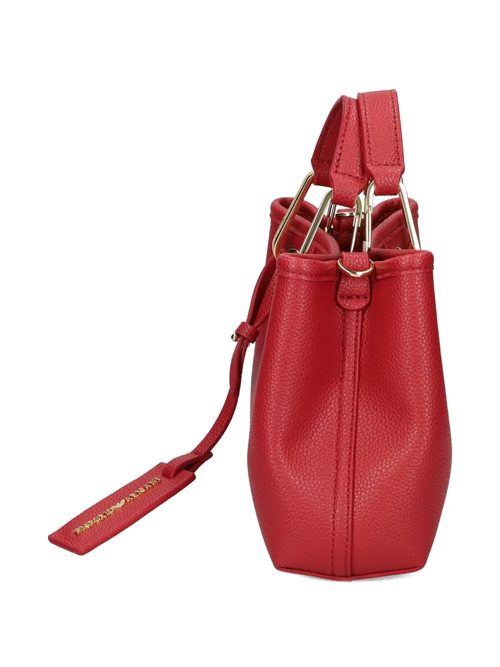 Emporio Armani Kleine shopper met logo Rood