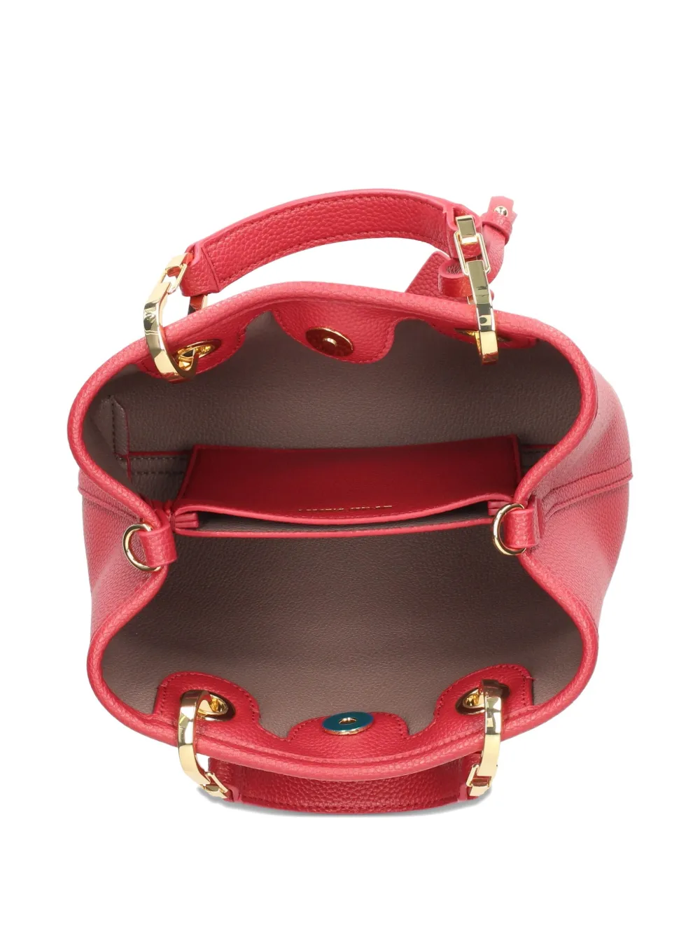 Emporio Armani Kleine shopper met logo Rood