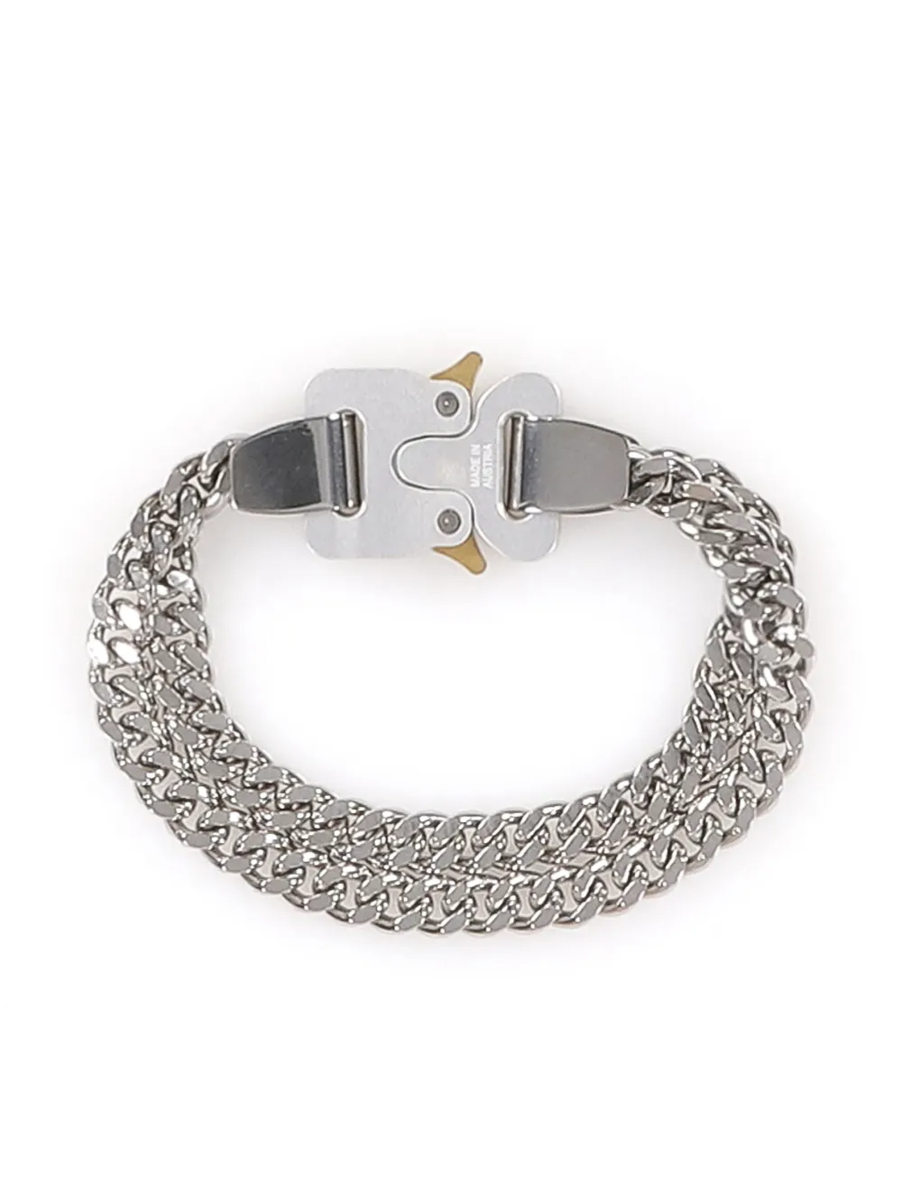 1017 ALYX 9SM double-chain clasp bracelet | Silver | Image 1