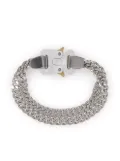1017 ALYX 9SM double-chain clasp bracelet - Silver