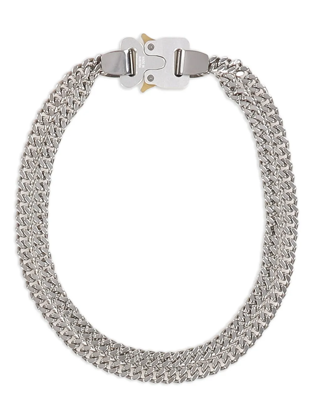 double-chain clasp necklace