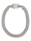 1017 ALYX 9SM double-chain clasp necklace - Silver