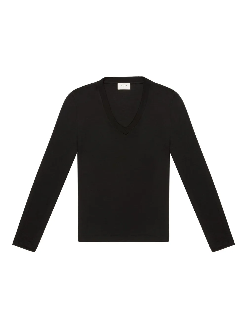 Bally T-shirt met V-hals Zwart