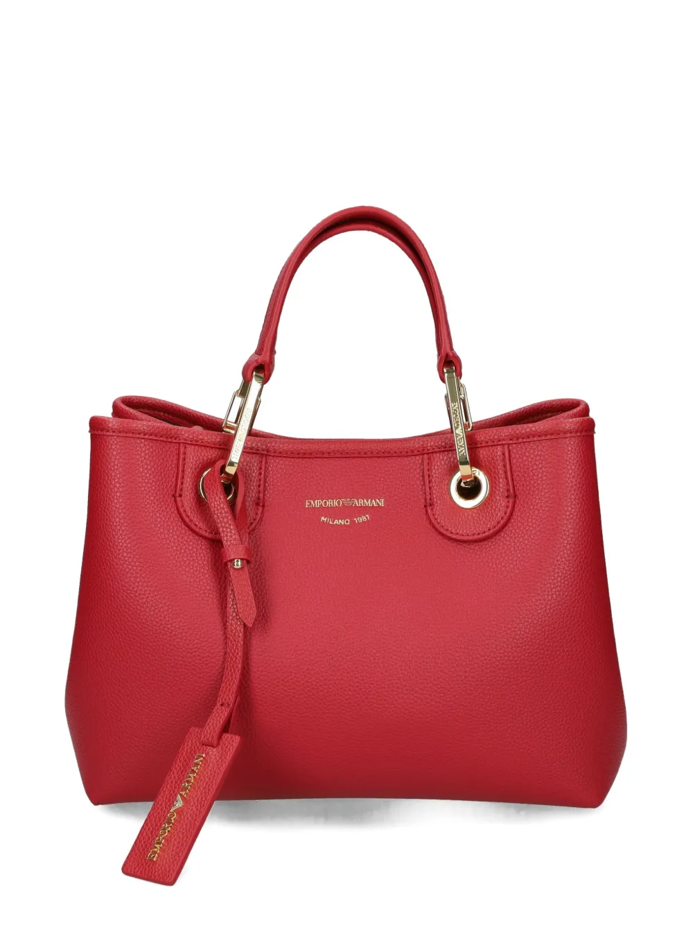 Emporio Armani logo tote bag | Red | Image 1