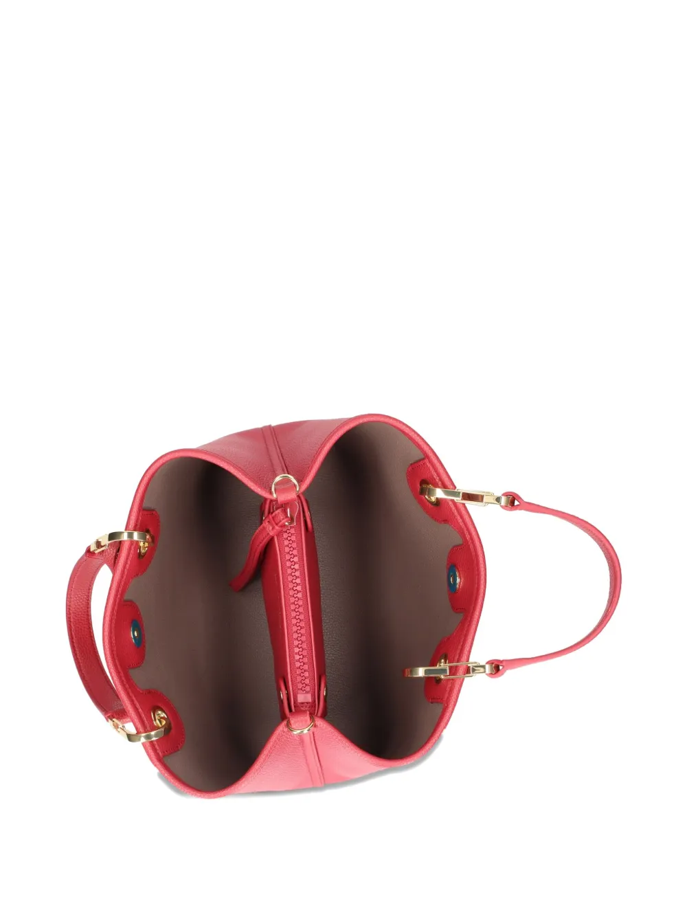 Emporio Armani Shopper met logo Rood