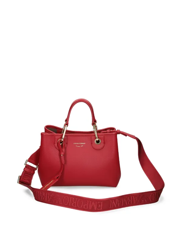 Emporio Armani ロゴ トートバッグ | レッド | FARFETCH JP