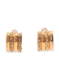 Saint Laurent Pre-Owned triple band earrings - Gold