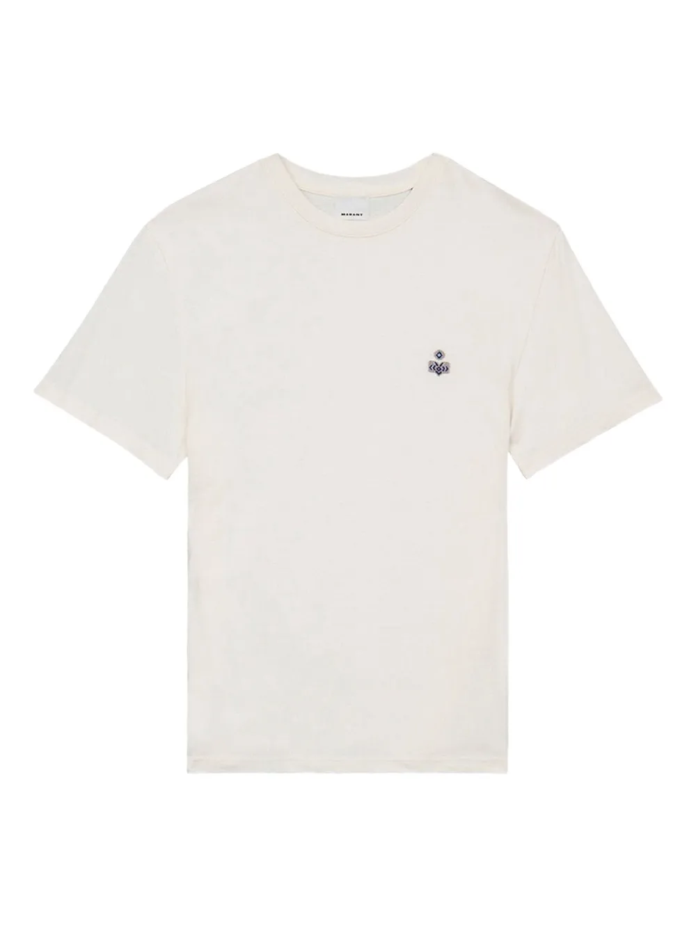 MARANT embroidered-logo cotton t-shirt | neutro | Image 1