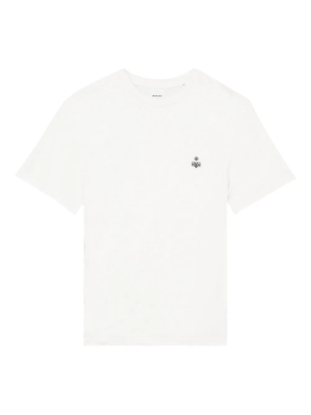 MARANT T-shirt met geborduurd logo Beige