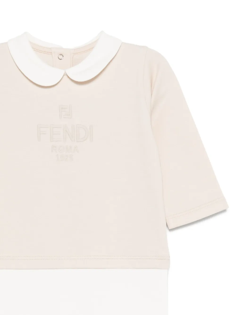 Fendi Kids logo-embroidered babygrow set (three piece set) | بدل وأطقم للبنات الصغار | Image 2