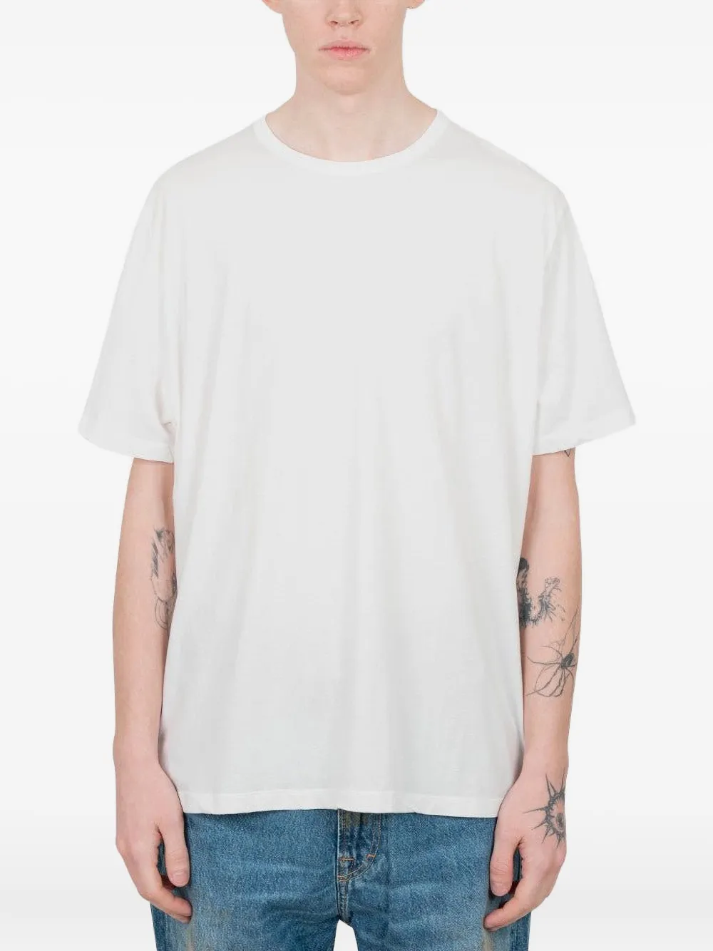 Our Legacy New Box Cotton Jersey T-shirt In White