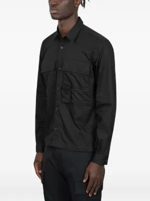 強*壺様 美品　Casablanca シルク パジャマシャツ　Mサイズ　ブラック Casablanca シルクシャツ | ブラック | FARFETCH JP