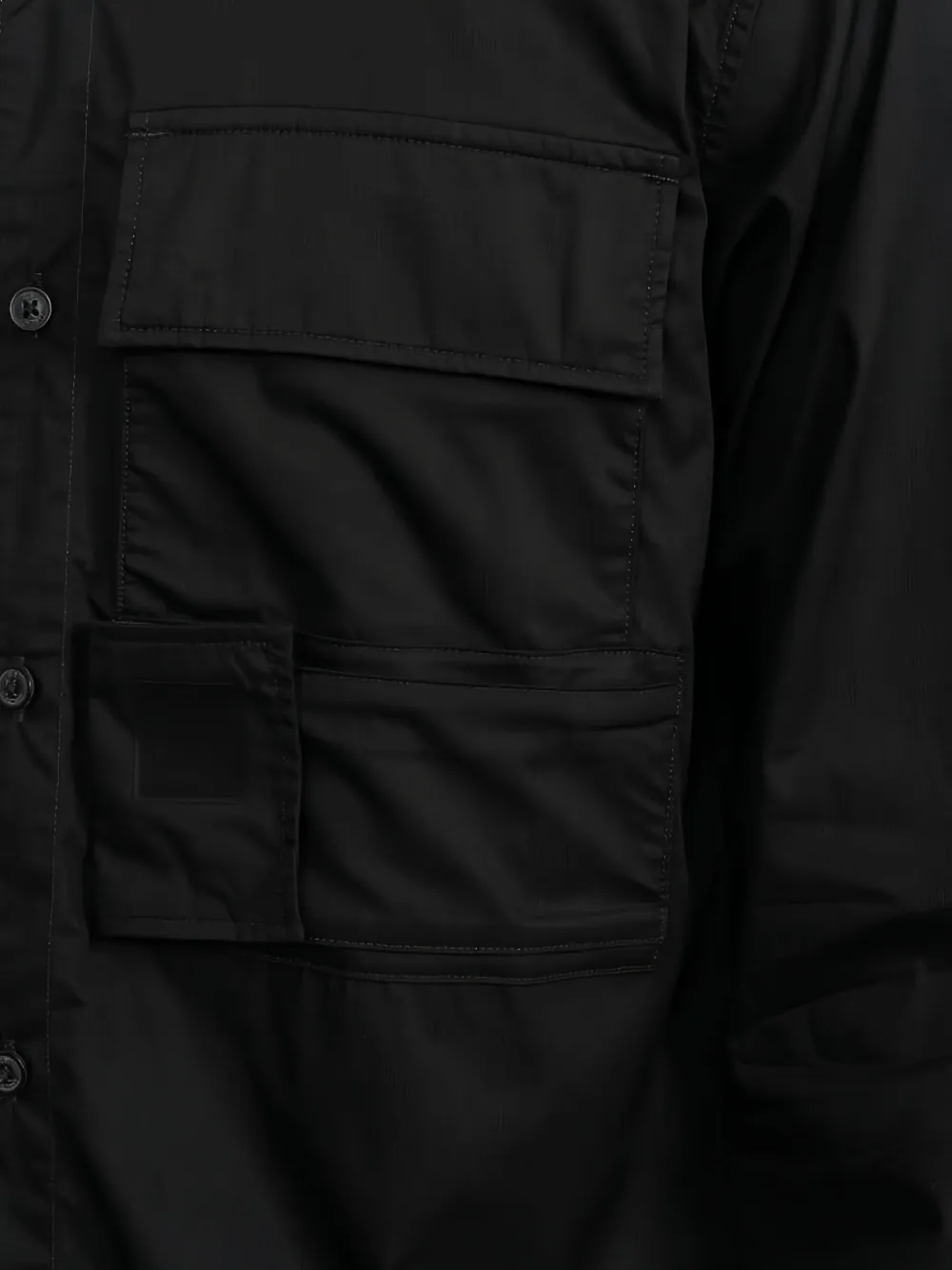 C.P. Company Overhemd met meerdere zakken Zwart