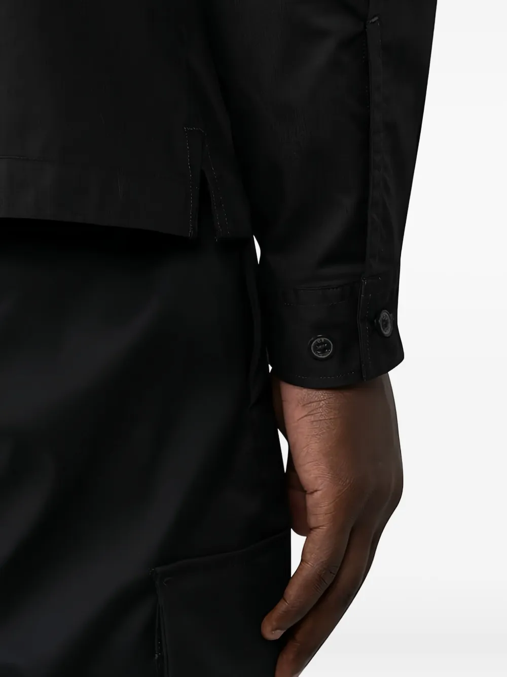 C.P. Company Overhemd met meerdere zakken Zwart