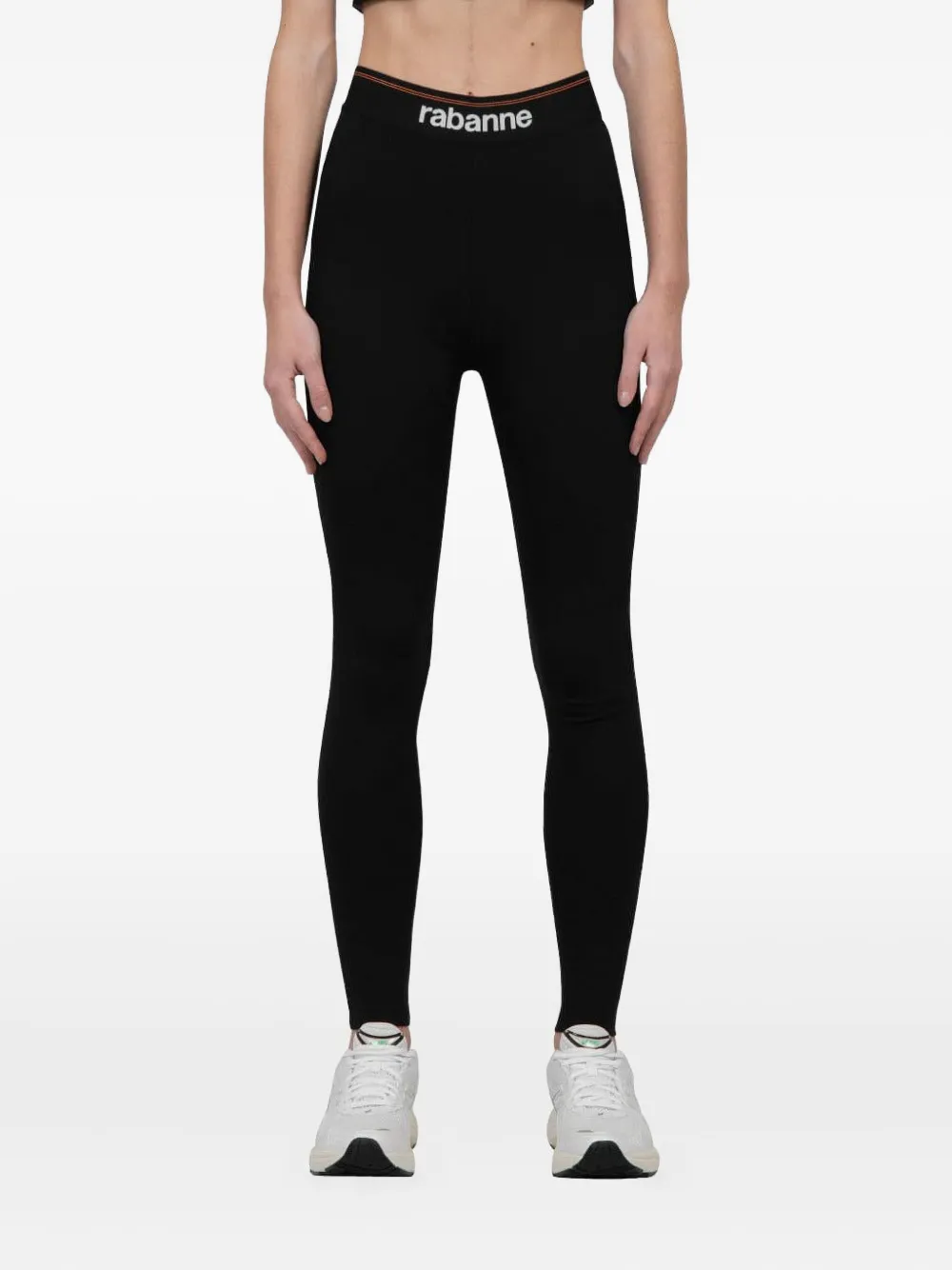 Rabanne Legging met logoband Zwart