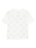 Miss Blumarine crystal-embellished T-shirt - White