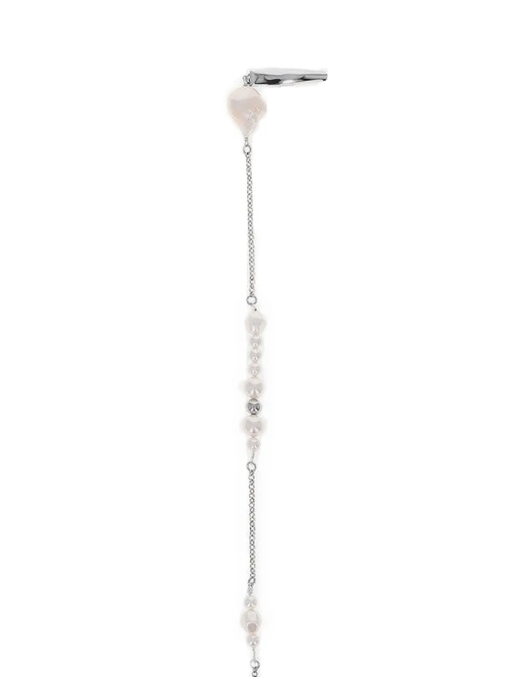 Justine Clenquet pearl-embellished chain hair clip | Image 2