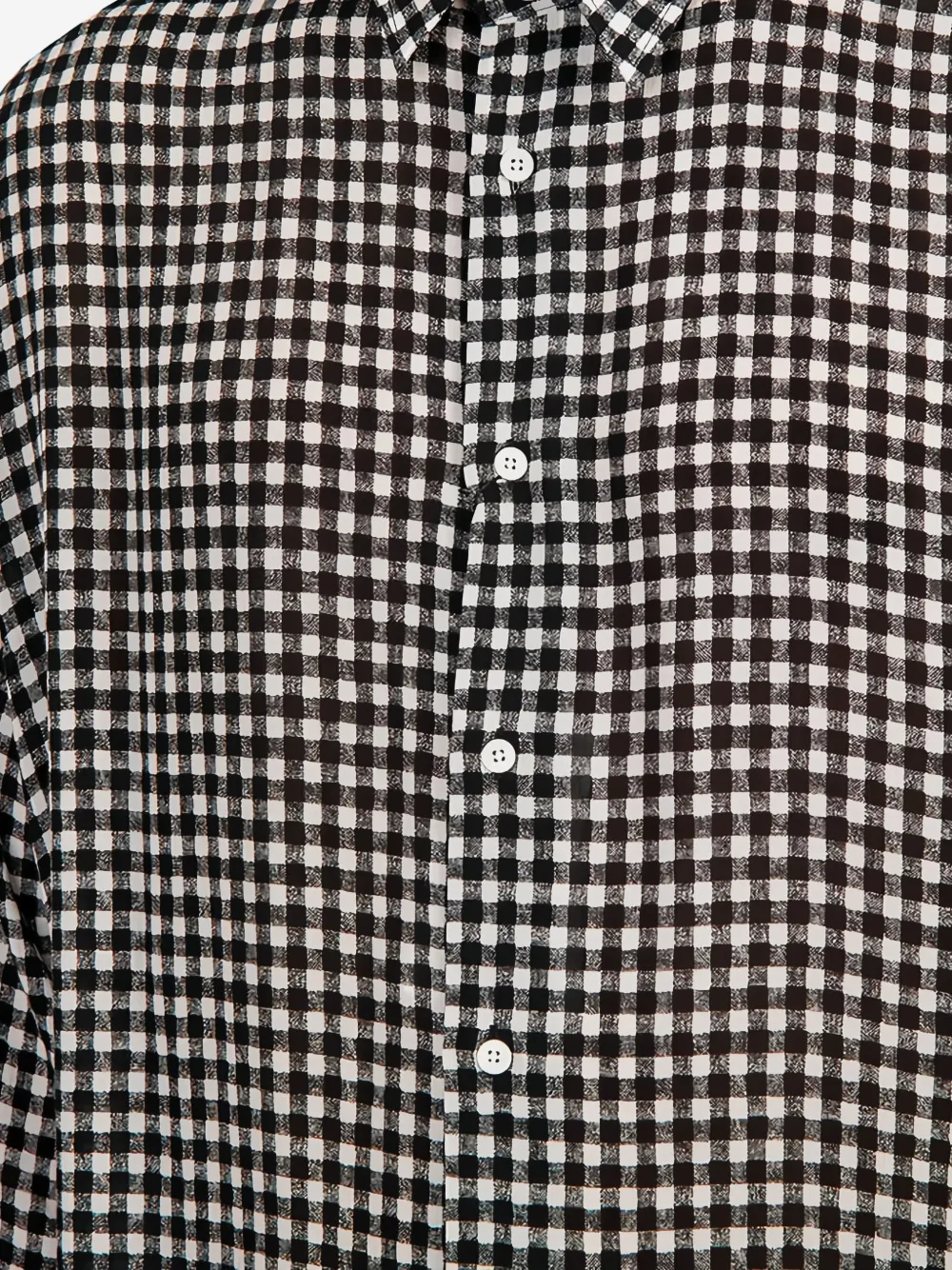AMI Paris Overhemd met gingham ruit Zwart